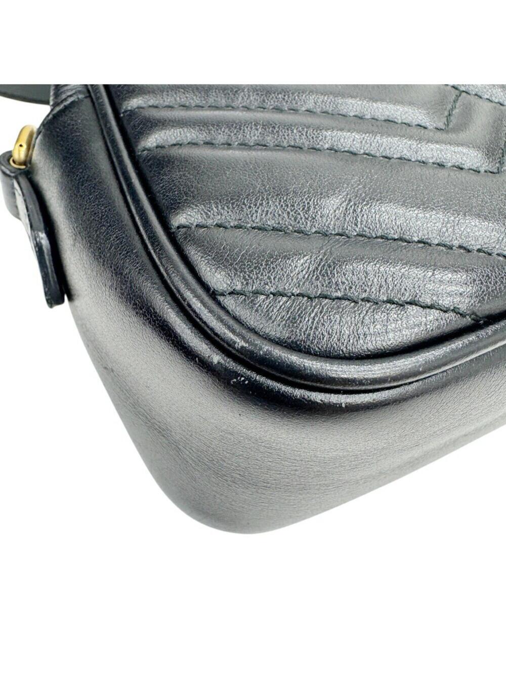 Gucci Gg Marmont Shoulder Bag Matelasse #350382G12B - Picture 9 of 9
